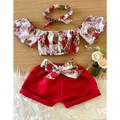 Conjunto Infantil Feminino Ciganinha 3 Peças