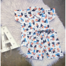 Conjunto Bolofofos Infantil Menino Camisa E Bermuda Várias Estampas Roupa De Festa Aniversário Temática Promoção