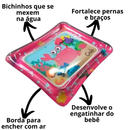 Tapete Infantil Bebê Inflável Água Atividades Sensorial Almofada Menino e Menina
