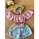 Conjunto Infantil Feminino Ciganinha 3 Peças