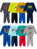 Kit 6 Peças Moletom Infantil Menino Conjunto 1 ao 14 Masculino Inverno Manga Longa