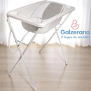 Banheira Galzerano Acqua Trio com Suporte Dobrável e Redutor – Até 20kg | Prática e Segura