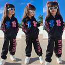 Conjunto Infantil Feminino de Inverno Stitch 2 Peças Casaco e Calça Confortável