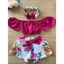 Conjunto Infantil Feminino Ciganinha 3 Peças