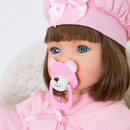 Boneca Bebê Reborn Realista de Silicone Menina Pode Dar Banho
