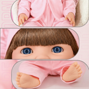Boneca Bebê Reborn Realista de Silicone Menina Pode Dar Banho
