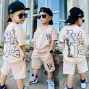 Conjunto Infantil Masculino - Camisa + Bermuda Para O Verão 2025