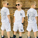 Conjunto Infantil Masculino - Camisa + Bermuda Para O Verão 2025