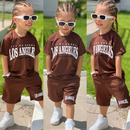Conjunto Infantil Masculino - Camisa + Bermuda Para O Verão 2025