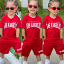Conjunto Infantil Masculino - Camisa + Bermuda Para O Verão 2025
