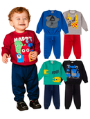 Kit 6 Peças Moletom Infantil Menino Conjunto 1 ao 14 Masculino Inverno Manga Longa