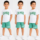 Conjunto Infantil Masculino Camisa + Bermuda para Verão