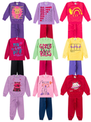 Kit 6 Peças Conjunto Moletom Infantil Menina 1 ao 14 Feminino Inverno Manga Longa Pronta Entrega
