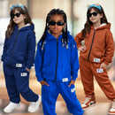 Conjunto Infantil Feminino de Inverno Stitch 2 Peças Casaco e Calça Confortável
