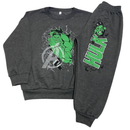 Conjunto de Moletom Flanelado Roupa Infantil de Inverno Para Menino