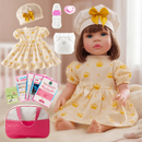 Boneca Bebê Reborn Realista de Silicone — Menina