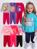 Kit 6 Peças Conjunto Moletom Infantil Menina 1 ao 14 Feminino Inverno Manga Longa Pronta Entrega