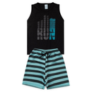Conjunto Infantil Menino Masculino Camiseta e Bermuda L02