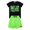 Conjunto Infantil Menino Masculino Camiseta e Bermuda L02