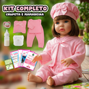 Boneca Bebê Reborn Realista de Silicone — Menina