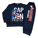 Conjunto de Moletom Flanelado Roupa Infantil de Inverno Para Menino
