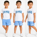 Conjunto Infantil Masculino Camisa + Bermuda para Verão