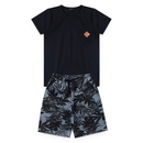 Conjunto Infantil Menino Masculino Camiseta e Bermuda L02