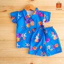 Conjunto Bolofofos Infantil Menino Camisa E Bermuda Várias Estampas Roupa De Festa Aniversário Temática Promoção