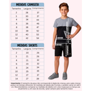 Conjunto Infantil Menino Masculino Camiseta e Bermuda L02