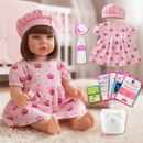 Boneca Bebê Reborn Realista de Silicone — Menina