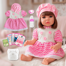 Boneca Bebê Reborn Realista de Silicone — Menina