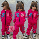 Conjunto Infantil Feminino Stitch de Inverno 2 Peças