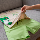 Kit Sortido 10 ou 4 Peças de Roupas Infantil Menino- 5 Camisetas + 5 Bermudas - Kit 5 Conjuntos de Roupa Verão Masculino
