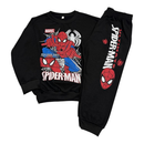 Conjunto de Moletom Flanelado Roupa Infantil de Inverno Para Menino