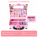 32 Peças Kit De Maquiagem Para Crianças Lavável/Conjunto Portátil Meninas