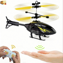 Helicóptero Com Sensor Remoto Carregando Avião Pequeno , Presente De Feriado Para Menino E Menina , De Coordenação Olho